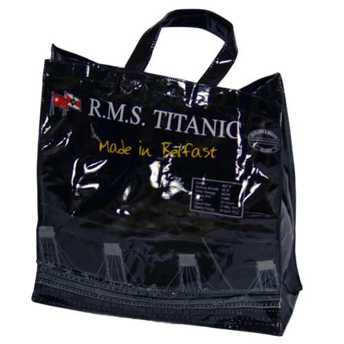 Titanic black carry-all bag - Click Image to Close
