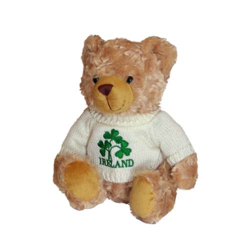"Rory" the Traditional Irish bear - cream sweater (image for) "Rory" the Traditional Irish bear - cream sweater