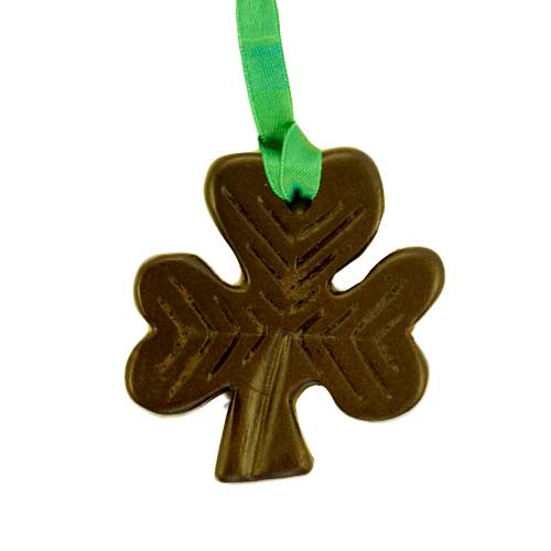 Shamrock - Irish turf christmas tree decoration (image for) Shamrock - Irish turf christmas tree decoration