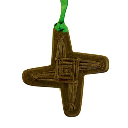 St Brigids Cross - Irish turf christmas tree decoration (image for) St Brigids Cross - Irish turf christmas tree decoration