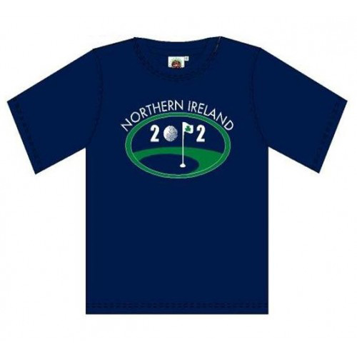 (image for) Northern Ireland T Shirt - Navy - Click Image to Close