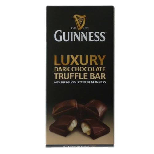 Guinness Luxury Dark Chocolate Truffle Bar (90g) - Click Image to Close