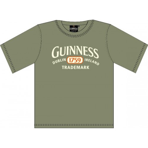(image for) Guinness Khaki 1759 T-Shirt - Click Image to Close