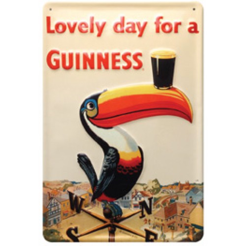 (image for) Guinness Toucan Metal Sign - Click Image to Close