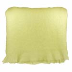 Winter White Mohair Throw - M11