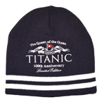Titanic 100th Anniversary Navy Knit Hat
