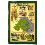 Historical map of Ireland tea towel by Ulster Weavers [176] - £7.99 ...
