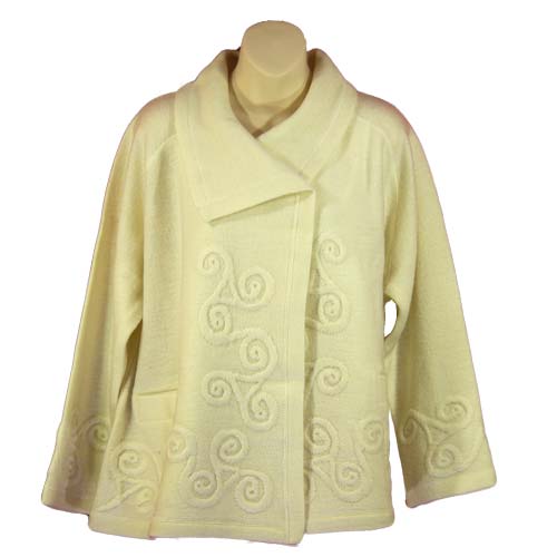 Aran Boiled Wool Jacket (image for) Aran Boiled Wool Jacket