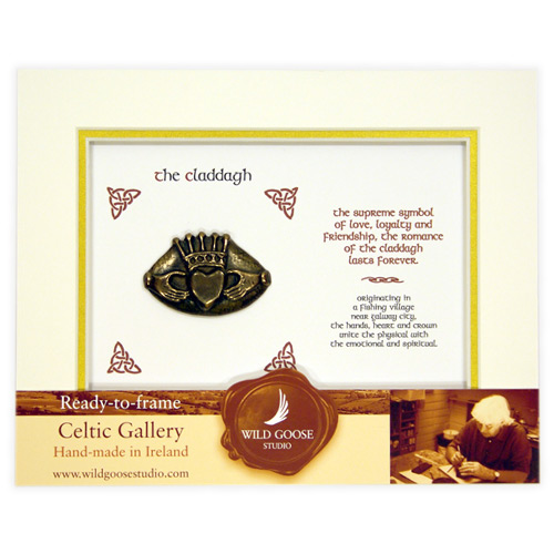 Framed Claddagh – Wild Goose Studio (image for) Framed Claddagh – Wild Goose Studio