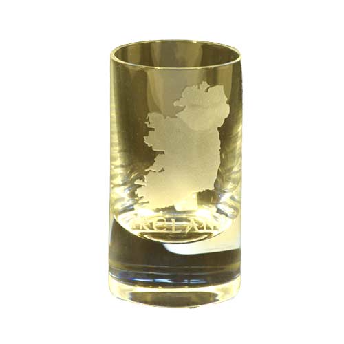 Map of Ireland Shot Glass (image for) Map of Ireland Shot Glass