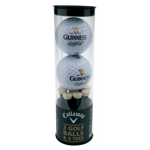 2 Guinness golf balls and 9 Guinness tees (image for) 2 Guinness golf balls and 9 Guinness tees