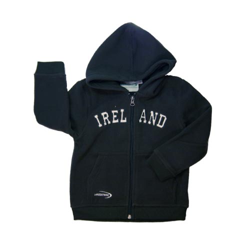Kids green hooded Ireland fleece (image for) Kids green hooded Ireland fleece