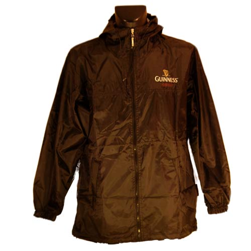 Unisex Guinness rain jacket in a zipper pouch (image for) Unisex Guinness rain jacket in a zipper pouch