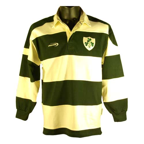 Kids Shamrock badge rugby shirt (image for) Kids Shamrock badge rugby shirt