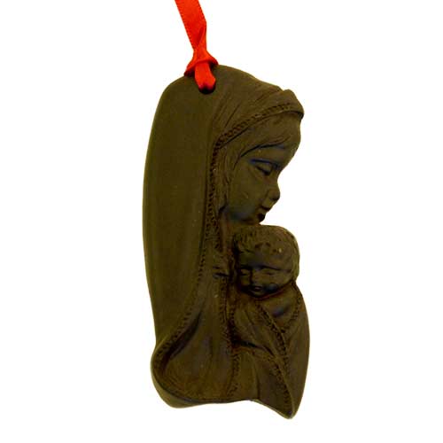 Madonna - Irish turf christmas tree decoration (image for) Madonna - Irish turf christmas tree decoration