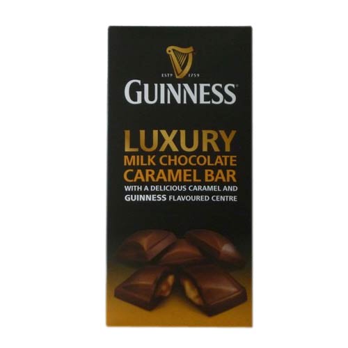 Guinness Luxury Milk Chocolate Caramel Bar (90g) (image for) Guinness Luxury Milk Chocolate Caramel Bar (90g)