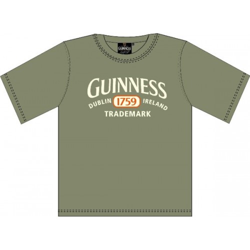 Guinness Khaki 1759 T-Shirt (image for) Guinness Khaki 1759 T-Shirt