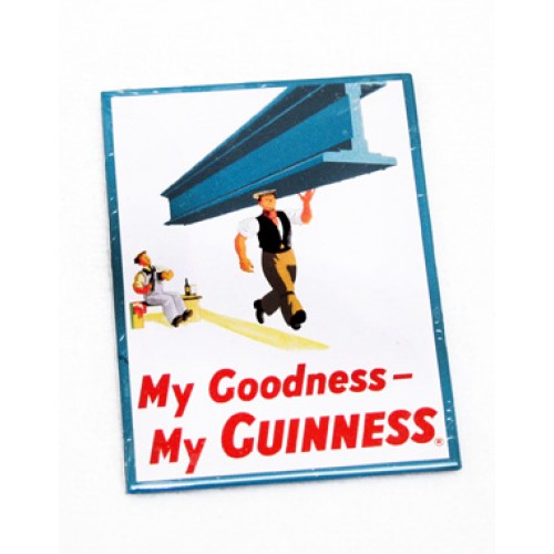 Guinness Fridge Magnet - Workers (image for) Guinness Fridge Magnet - Workers